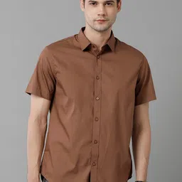 Voi Jeans Men Brown Opaque Casual Shirt-image-16