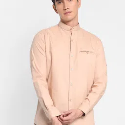 Beyoung Classic Band Collar Oxford Cotton Casual Shirt-picture-29