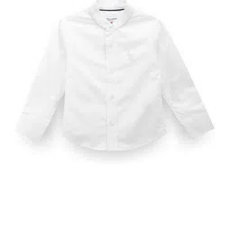 U.S. Polo Assn. Kids Boys Classic Fit Mandarin Collar Twill Weave Cotton Shirt-picture-33