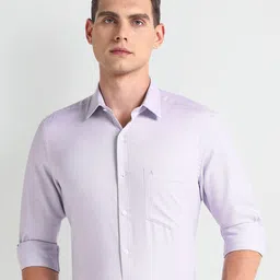 Arrow Classic Fit Self Design Pure Cotton Formal Shirt-picture-18