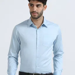 THE FORMAL CLUB Spread Collar Long Sleeves Cotton Formal Shirt-picture-15