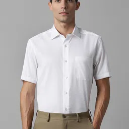 Louis Philippe Pure Cotton Formal Shirt-picture-38