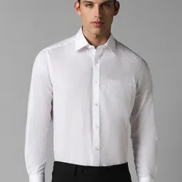 Louis Philippe Pure Cotton Formal Shirt-image-64