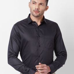 Kenneth Cole Premium Slim Fit Spread Collar Pure Cotton Formal Shirt-picture-36