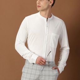 INVICTUS Original Slim Fit Band Collar Formal Shirt-picture-38