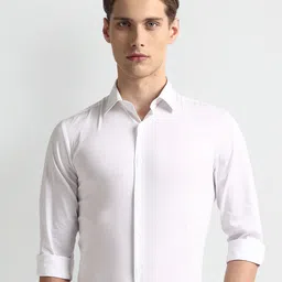 Arrow New York Slim Fit Twill Weave Formal Shirt-picture-27