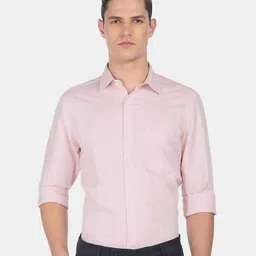 Arrow Men Pink Patterned Formal Shirt-picture-27