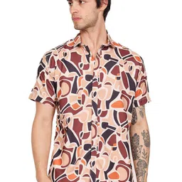 Leotude Men Classic Boxy Casual Shirt-image-66