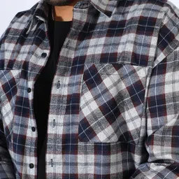 Instafab Plus Men Comfort Tartan Checks Opaque Checked Casual Shirt image 2