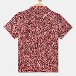 R&B Boys Abstract Printed Cotton Casual Shirt image 2