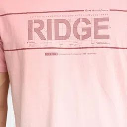 V-Mart Typography Printed Round Neck Slim Fit Cotton Regular T-shirt image 2