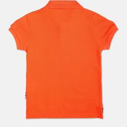 U.S. Polo Assn. Kids Boys Polo Collar Pure Cotton T-shirt image 2