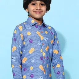 TALES & STORIES Boys Geometric Printed Casual Shirt image 2