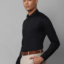 Allen Solly Slim Fit Geometric Printed Pure Cotton Formal Shirt image 3