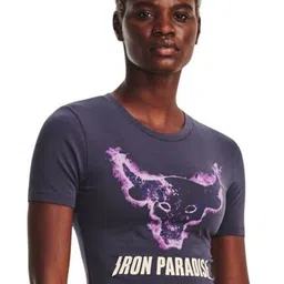 UNDER ARMOUR UA Project Rock Disrupt Bull Short Sleeves T-Shirt image 3