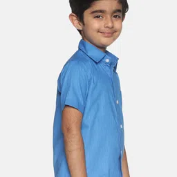 Sethukrishna Boys Shirt Collar Cotton Casual Shirt image 3