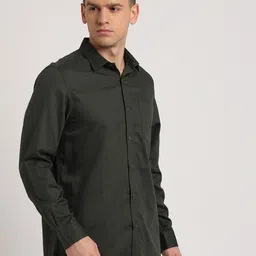 Turtle Micro Ditsy Printed Standard Slim Fit Cotton Opaque Formal Shirt image 2