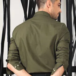 RARE RABBIT Men Auxfo Slim Fit Button Down Collar Cotton Shirt image 5