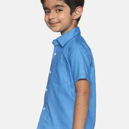 Sethukrishna Boys Shirt Collar Cotton Casual Shirt image 4