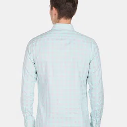 Arrow Men Regular Fit Checked Cotton Auto Press Formal Shirt image 5