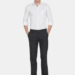 Arrow Men White Slim Fit Formal Shirt image 5