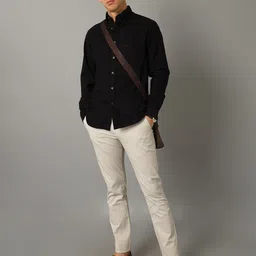 Aldeno Comfort Button Down Collar Opaque Pure Cotton Casual Shirt image 5