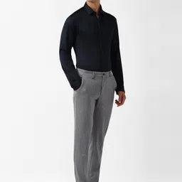 Van Heusen Checked Slim Fit Opaque Formal Shirt image 5