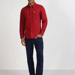 Lee Spread Collar Cotton Casual Slim Fit Shirt-image-31