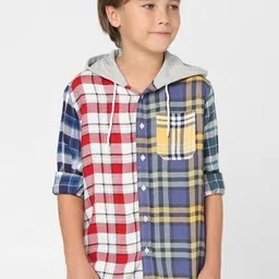 Jack & Jones Junior Boys Checked Casual Cotton Shirt image 1