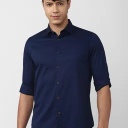 Peter England Casuals Men Slim Fit Pure Cotton Casual Shirt-image-55