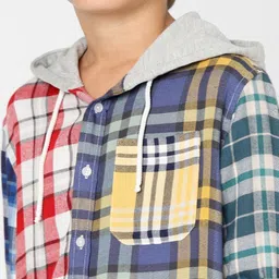 Jack & Jones Junior Boys Checked Casual Cotton Shirt image 2