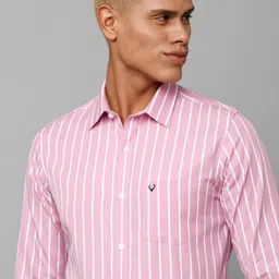 Allen Solly Men Slim Fit Striped Pure Cotton Formal Shirt image 5