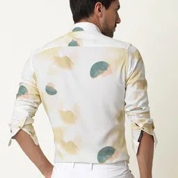 RARE RABBIT Men Cedar Printed Slim Fit Shirt image 3