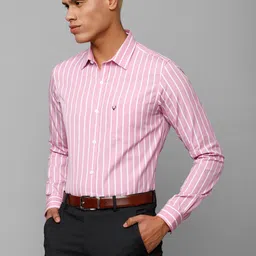 Allen Solly Men Slim Fit Striped Pure Cotton Formal Shirt image 4