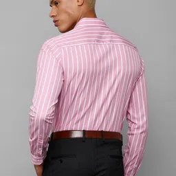 Allen Solly Men Slim Fit Striped Pure Cotton Formal Shirt image 3