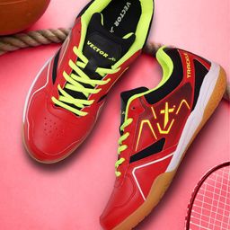 VECTOR X Unisex Printed Badminton Shoes-picture-0