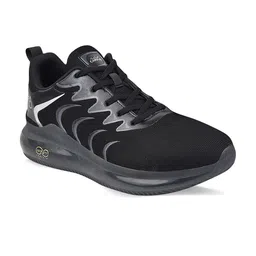 Campus Men Black Mesh Running Shoes-image-46