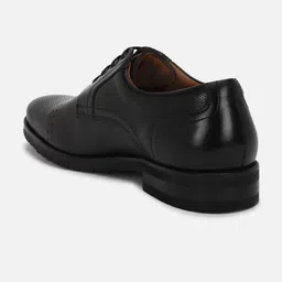 Louis Philippe Men Perforated Leather Formal Derbys image 2