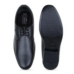 Action Men Black Solid Formal Derbys image 3