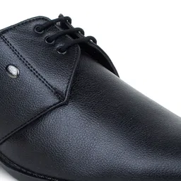 Action Men Black Solid Formal Derbys image 5