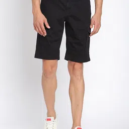 PUNK Men Mid-Rise Cargo Shorts-image-70