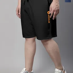 ARDEUR Men Pack Of 2 Mid-Rise Cotton Sports Shorts image 1