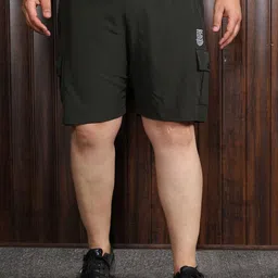 bigbanana Men Mid Rise Regular Fit Plus Size Cargo Shorts-picture-22