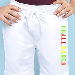 NUSYL Boys Typography Printed Mid Rise Shorts-picture-55