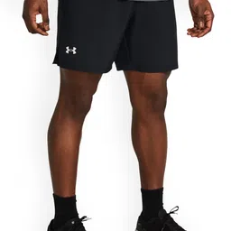 UNDER ARMOUR UA Launch Unlined 7" Men Brand Logo Printed Slim Fit Shorts-picture-13