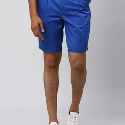 Raymond Men Slim Fit Cotton Shorts-image-4