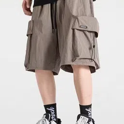 StyleCast Men Grey Mid-Rise Regular Fit Shorts-picture-31