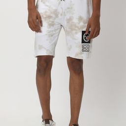 Mufti Men Abstract Printed Regular Cotton Shorts-picture-37