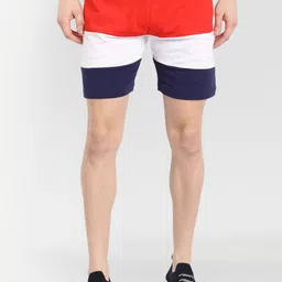AMSWAN Men Colourblocked Printed Low-Rise Running Shorts-picture-25