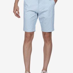 t-base Men Mid-Rise Printed Cotton Chino Shorts-picture-36